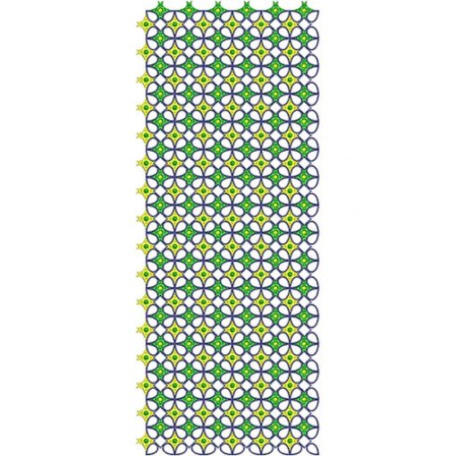 Mogul Maxi Skirt Allover Embroidery Design