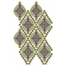 Maxi Dress Skirt Embroidery Garment Design