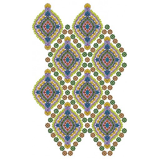 Maxi Dress Skirt Embroidery Garment Design