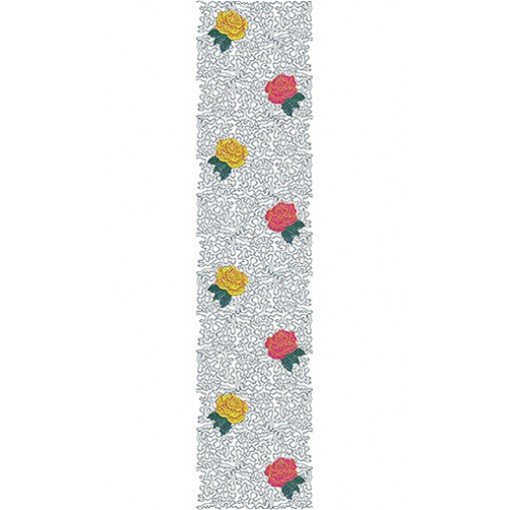 Pretty Floral Allover Embroidery Design