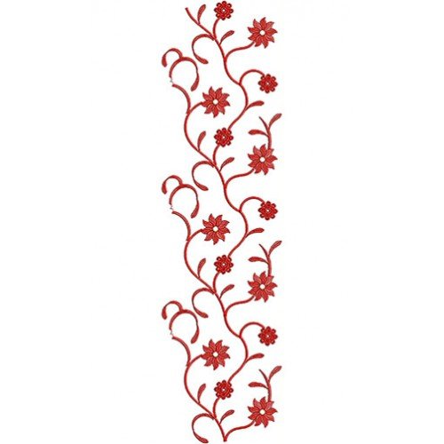 Floral Jumpsuit Garment Embroidery Design