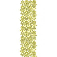 Allover Floral Garment Embroidery Design