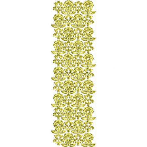 Allover Floral Garment Embroidery Design