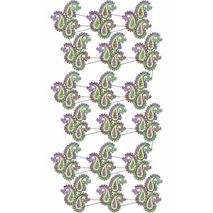 8260 Chain Stitch Allover Design