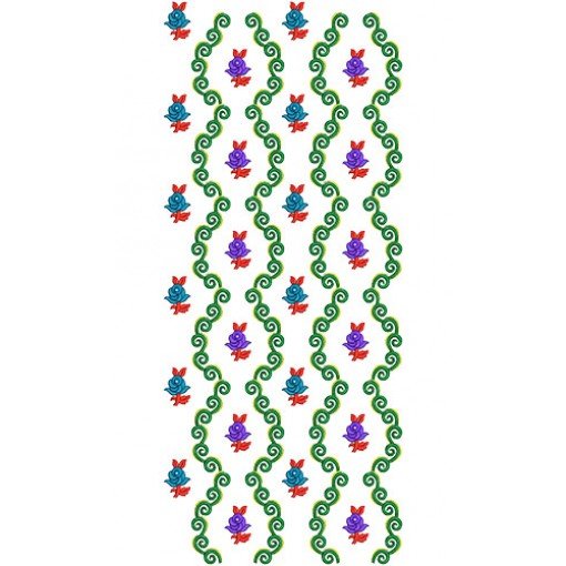 8700 Allover Embroidery Design