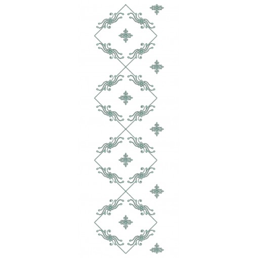 Curtain Allover Embroidery Design 25421