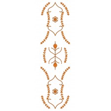 Curtain Embroidery Design 25264
