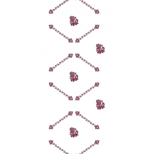 Curtain Embroidery Design 25272