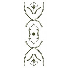 Curtain Embroidery Design 25311