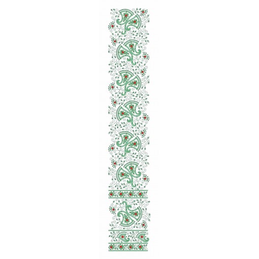 Paisley Allover Embroidery Pattern 25671