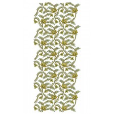 Small All Over Freebie Flat With Cording Embroidery Design 24674