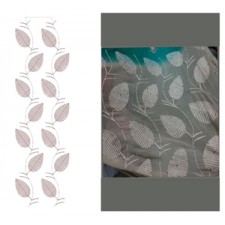 Big Leaf Chain Stitch All Over Design 23729
