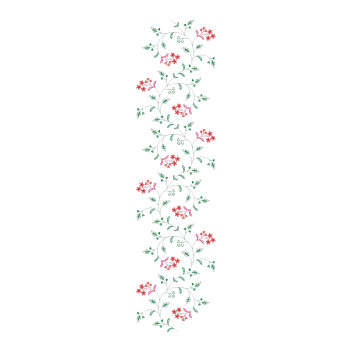 Colourful Embroidery Garment Design