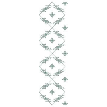 Curtain Allover Embroidery Design 25421