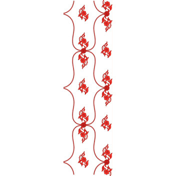 Curtain Allover Embroidery Design 25447