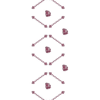 Curtain Embroidery Design 25272