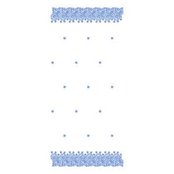 Extra-Large Abstract Tiny Flower Embroidery Design