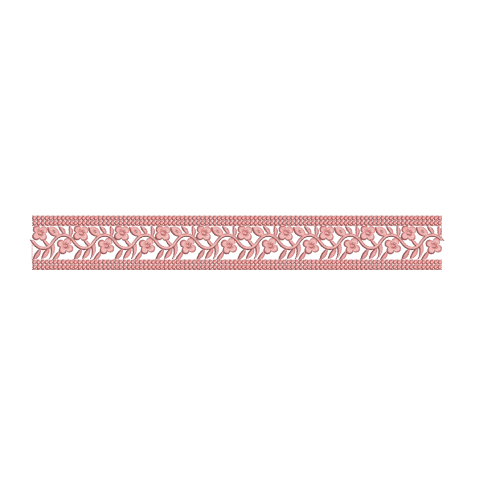 Floral All-Over Kurta Panel Embroidery Design