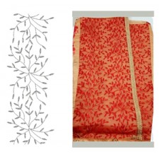 Leaf Branch Chain Stitch All Over Design 23727