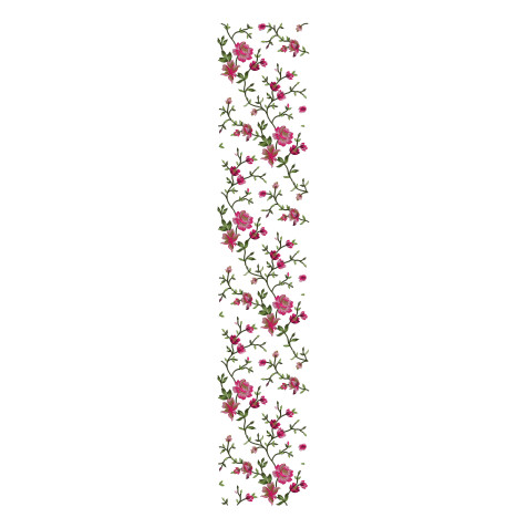 Rose Flower Embroidery All Over