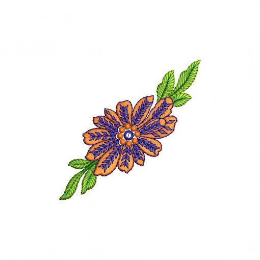 Cheerful Sunflower Applique Embroidery Design (4 Colors, 9.6cm x 9.7cm) Cheerful Sunflower Applique Embroidery Design (4 Colors, 9.6cm x 9.7cm)