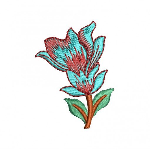 Delicate Sweetpea Embroidery Design (4 Colors) Delicate Sweetpea Embroidery Design (4 Colors)