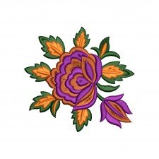 Elegant Swedish Applique Embroidery Design (4 Colors, 9.6cm x 10cm) Elegant Swedish Applique Embroidery Design (4 Colors, 9.6cm x 10cm)