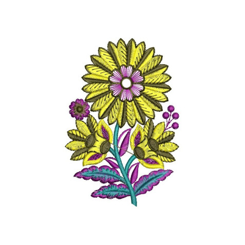 Mexican Fiesta Apron Embroidery Design