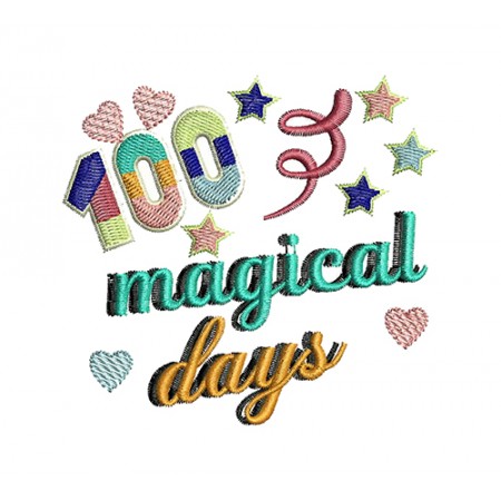 100 Magical Days Embroidery