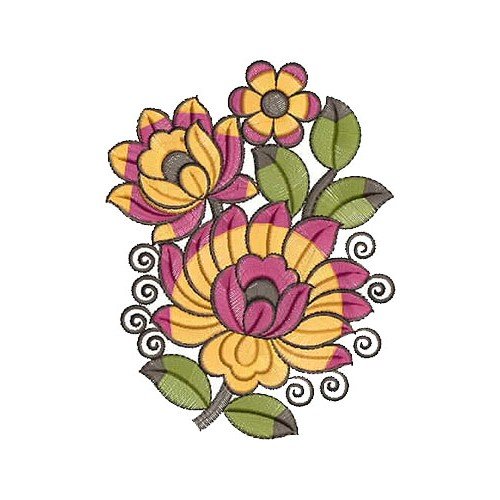 Flower Embroidery Design Easy