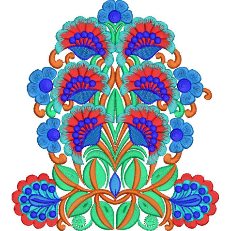 Embroidery Back Patch Design