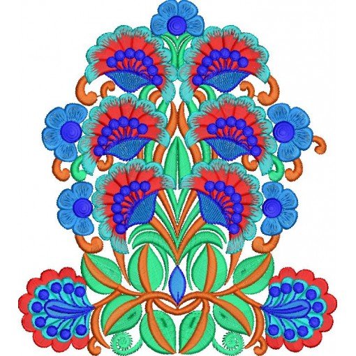 Embroidery Back Patch Design