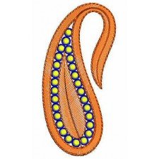 Paisley Mirror Embroidery Design Paisley Mirror Embroidery Design