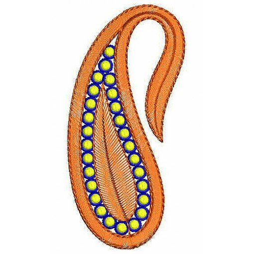 Paisley Mirror Embroidery Design Paisley Mirror Embroidery Design