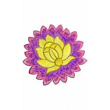 Shaded Floral Embroidery Design Shaded Floral Embroidery Design
