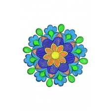 Floral Flat Embroidery Design Floral Flat Embroidery Design