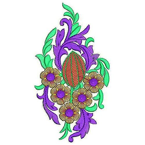 Children Cardigan Flora Embroidery Design