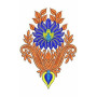 Wild Graphic Sweatshirt Applique Embroidery Design