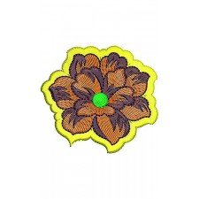 Tatami China-Rose Flora Applique Embroidery Design