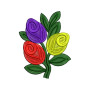 Patch Embroidery Design 12924