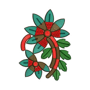 Patch Embroidery Design 12938