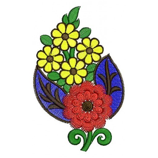 Patch Embroidery Design 12996