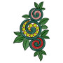 Patch Embroidery Design 13022