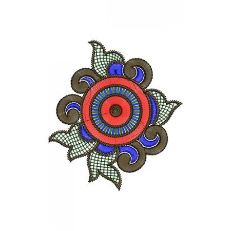 Patch Embroidery Design 13028