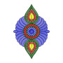 Patch Embroidery Design 13048