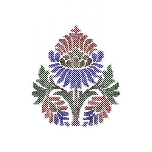Cross Stitch Patch Embroidery Design