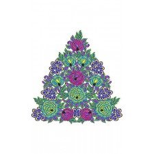 Peafowl Embroidery Design