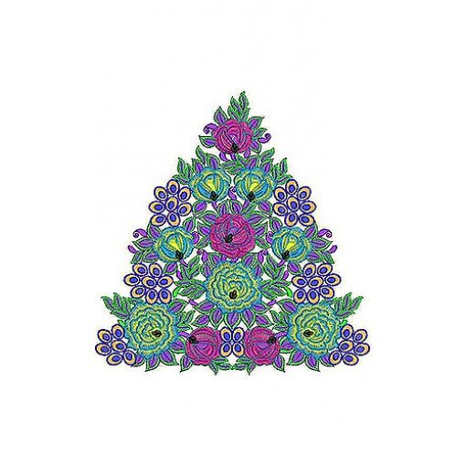 Peafowl Embroidery Design