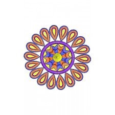 Circle Embroidery Design