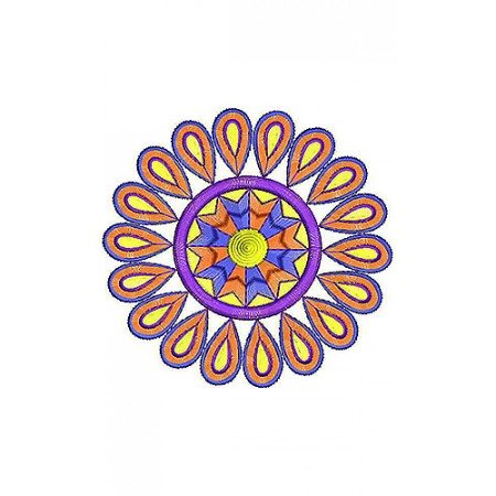 Circle Embroidery Design